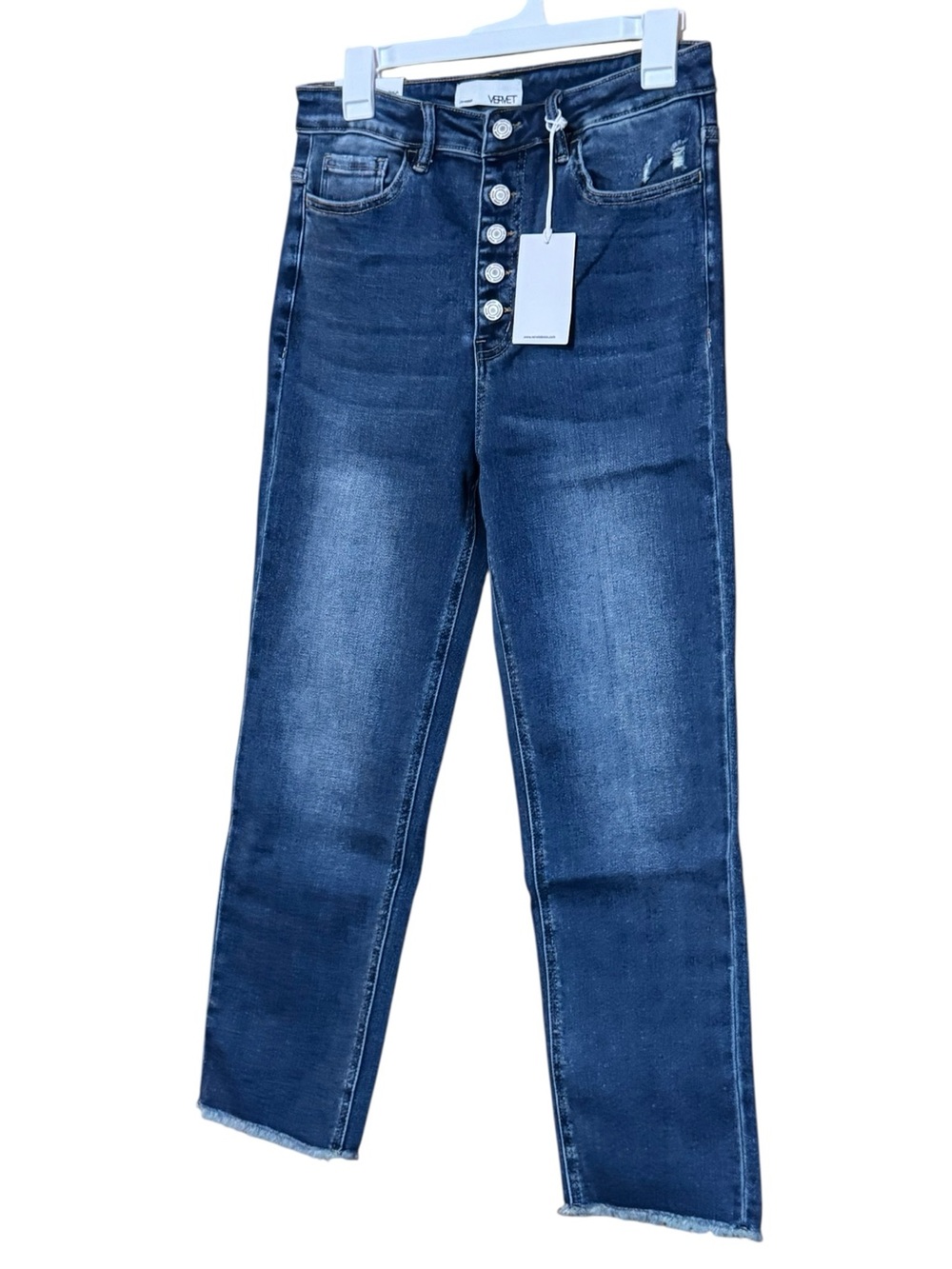 Vervet Thalia Super High-Rise Classic Straight Jeans Sz 29 NWT